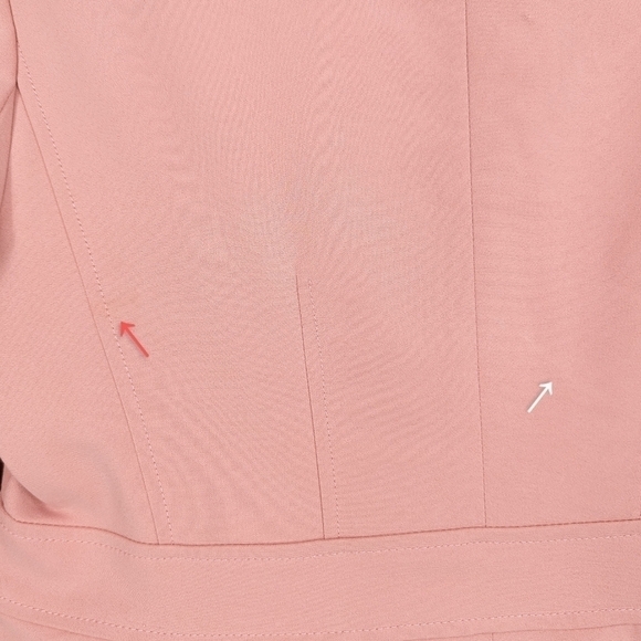 8 • New York & Company • Pale Pink w Black Full Sleeve Blazer - Picture 6 of 16